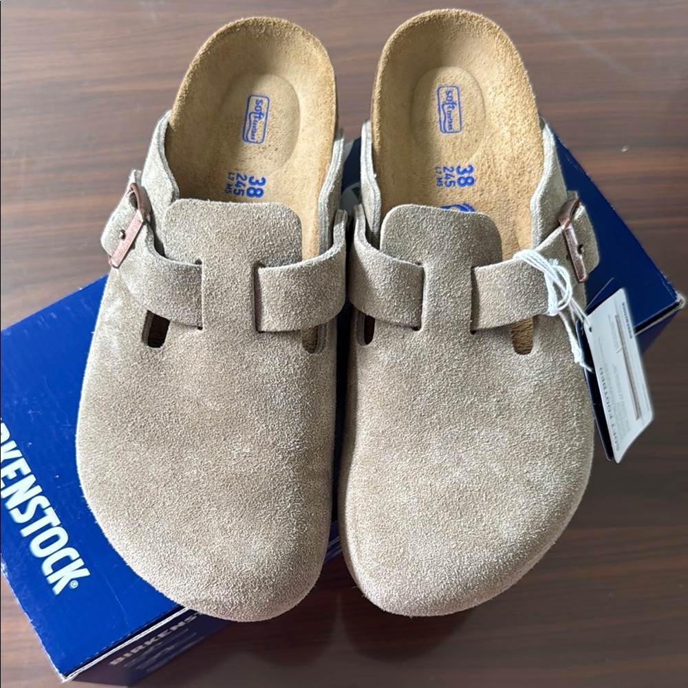 Birkenstocks Boston Taupe